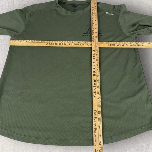 Condor Shirt Mens Large Green Military Short Sleeve Costal Riverine 1375 - Picture 6 of 9